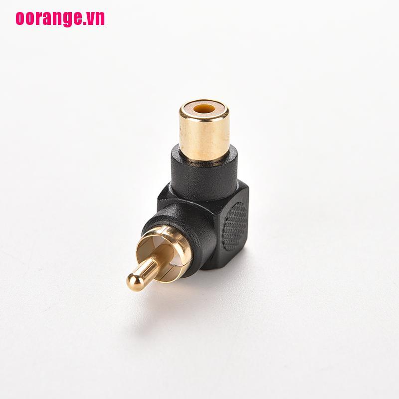 1 Đầu Chuyển Đổi Rca Tiện Lợi 90-Angle