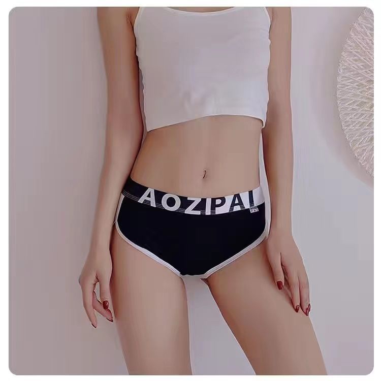 Set 100 Quần Lót Thể Thao Chất Liệu Cotton Mỏng Kháng Khuẩn Thoáng Khí Thoải Mái Cho Nữ