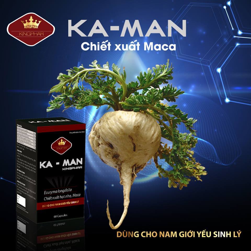 Ka-Man - Bổ thận tăng cường chức năng sinh lý cho nam giới Lọ 40 viên