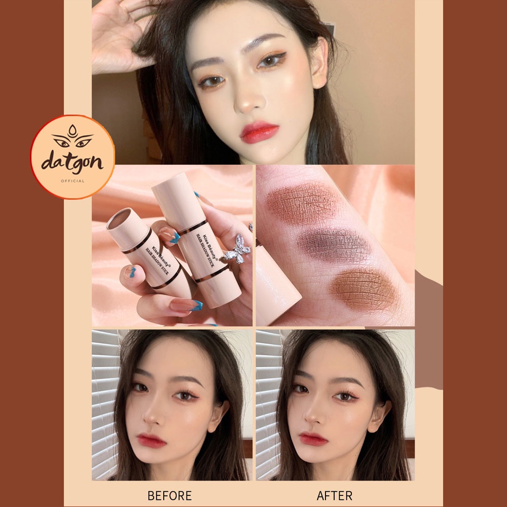 Phấn che khuyết điểm tóc kissbeauty, phấn che hói nội địa tạo khối cho khuôn mặt Datgon | BigBuy360 - bigbuy360.vn