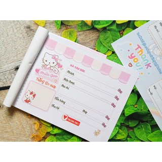 [CÓ SẴN] Phiếu ship hàng hình kitty dễ thương