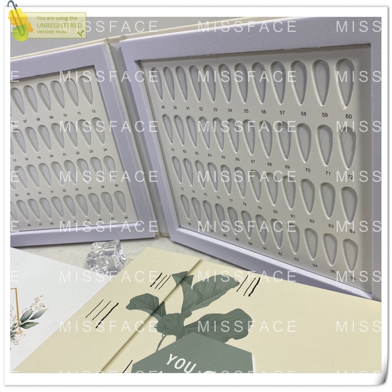 Sổ trưng mẫu móng hàn quốc 96 ô _ sổ trưng màu sơn