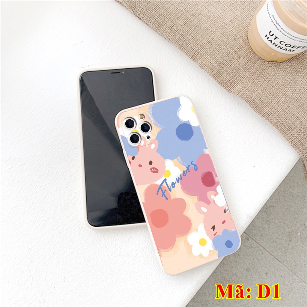 Ốp lưng Color Iphone Viền Vuông - Vỏ Case ốp Loang Màu cho Iphone 11/ 11pro/ 11 Promax/ ip 12/ 12 pro max,đẹp chống trầy