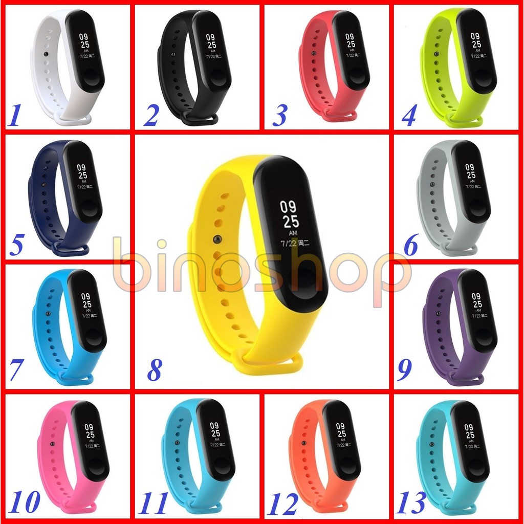 Dây đeo thay thế chính hãng cho Xiaomi Miband 3 Miband 4 - Mijobs