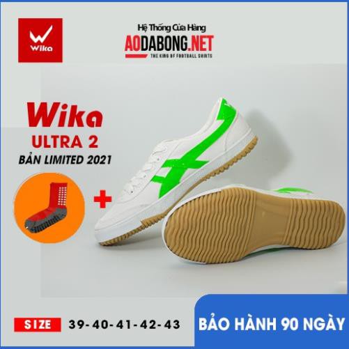 Giày đá bóng, đá banh, thể thao  Siêu Phủi Bata Wika Ultra 2/3 BỀN ĐẸP - chính hãng Wika. Tặng tất
