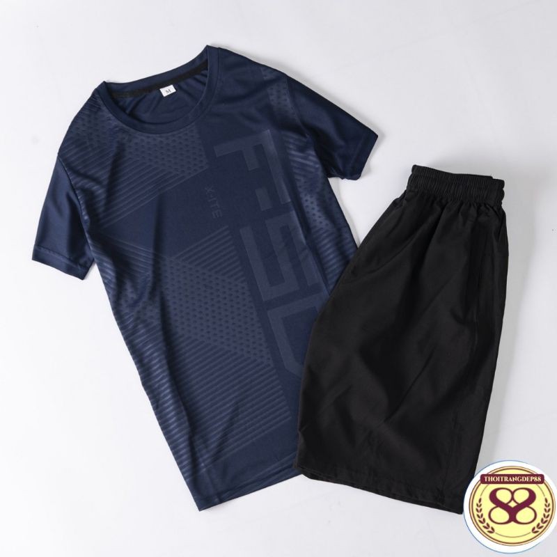Bộ thể thao nam ngắn tay f50 | BigBuy360 - bigbuy360.vn