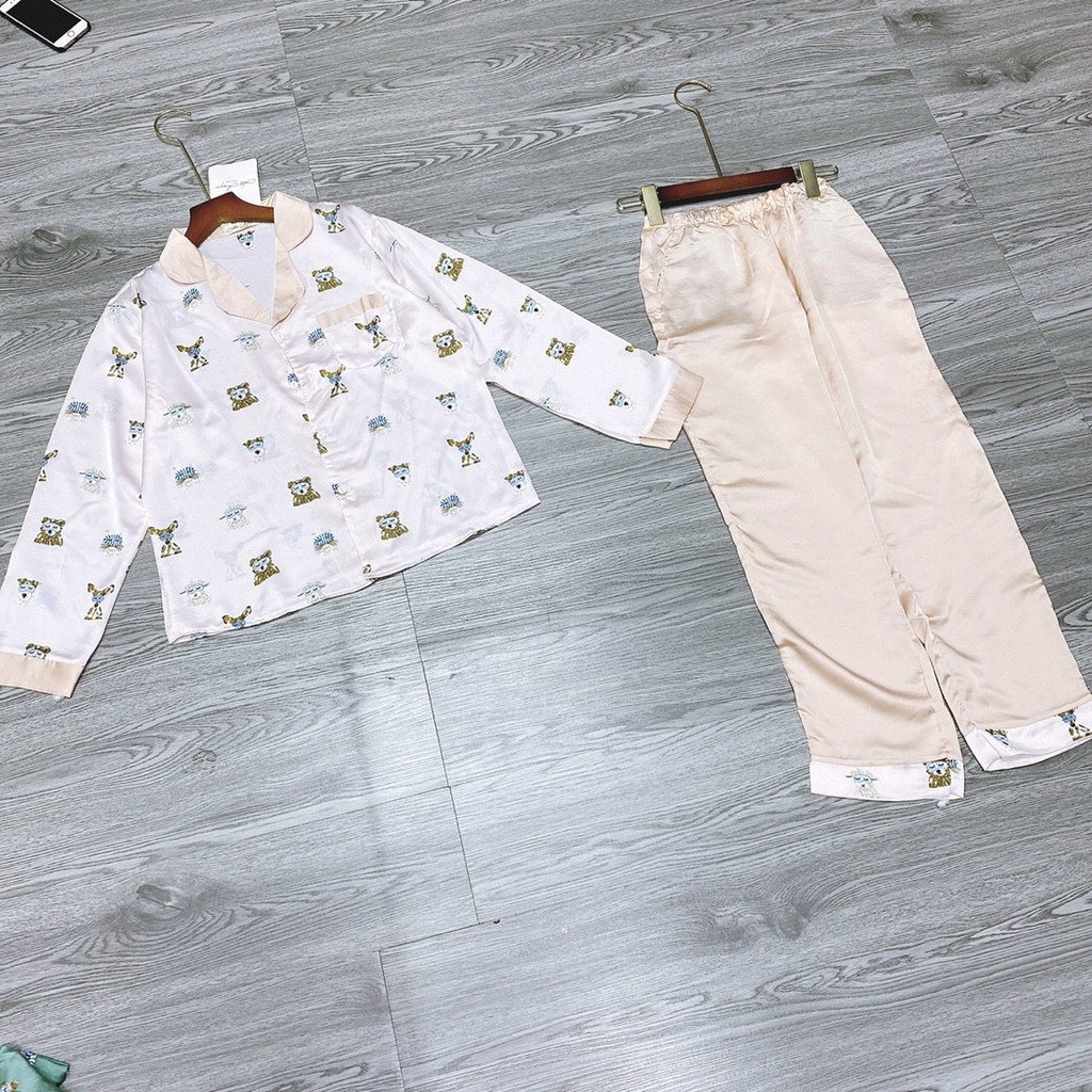 BỘ ĐỒ NGỦ, PIJAMA 💘 SANG CHẢNH 💘 Đồ bộ ngủ lụa gấm cao cấp mềm mịn, không xù, hoạ tiết sang chảnh. | BigBuy360 - bigbuy360.vn