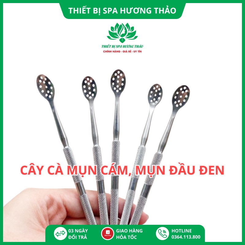 Que Cà Mụn, Cây Cà Mụn Cám, Thìa Nặn Mụn, Que Cà Mụn Đầu Đen Trong Spa