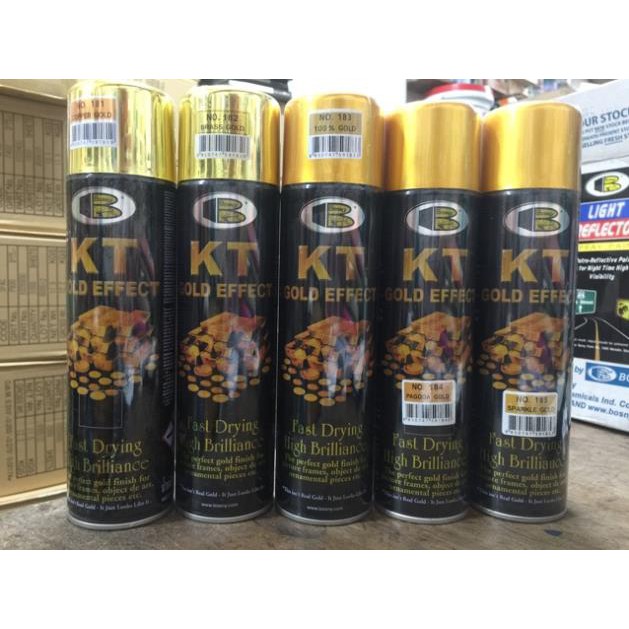 Sơn xịt mạ vàng KT Gold Efect Bosny