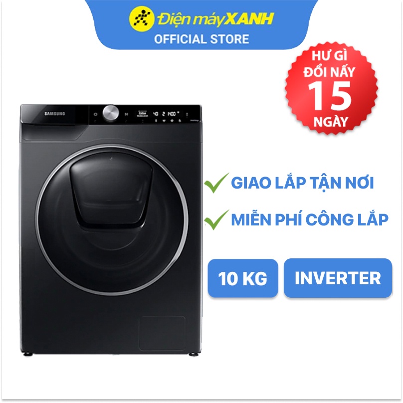 Máy giặt Samsung cửa trước Inverter 10kg WW10TP54DSB/SV - Chính hãng BH 24 tháng - Miễn phí lắp đặt