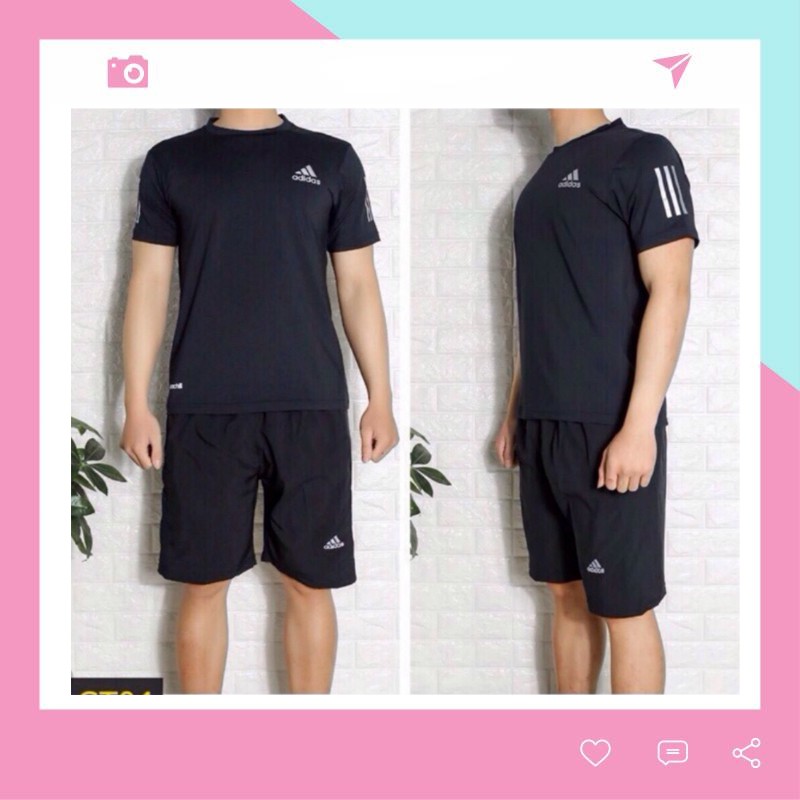 Bộ Quần Áo Nam Thể Thao AD1 (Đen)