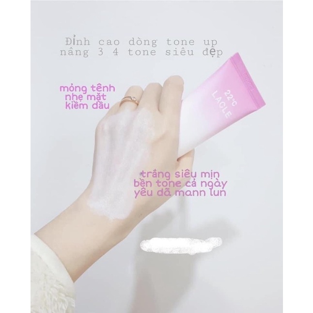 kem dưỡng trắng da ban ngày 22C lacle whitening cream hàn quốc