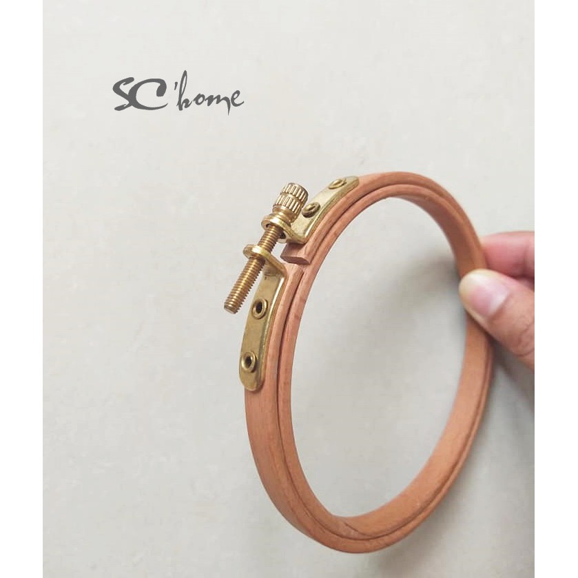 Khung thêu gỗ CHÍNH HÃNG Cherish đường kính 10cm-20cm-28cm