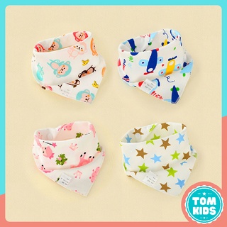Khăn Tam Giác Quàng Cổ, Khăn Cho Bé Có Cúc Bấm Chất Liệu COTTON Cho Bé Yêu Mã PK-002