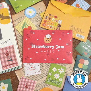 [MGZC] Túi phong bì 40 sticker hoạt hình COOKIE GẤU CON