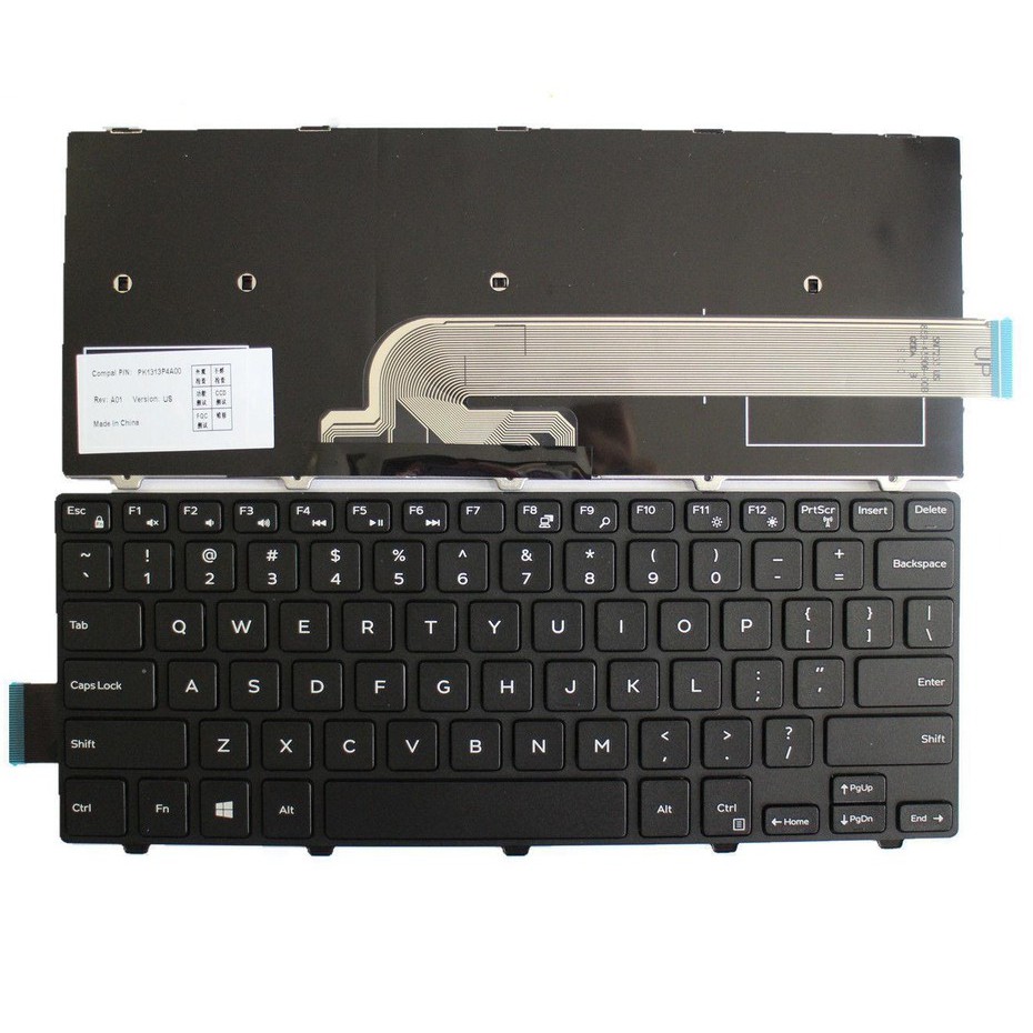 (KEYBOARD) BÀN PHÍM LAPTOP DELL 3441 3442 dùng cho Inspiron 14-3441 3442 3443 3445 3446 3451 3452 3458 3459 5442 5443