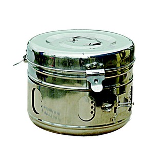 Hộp inox hấp bông gòn phi 17