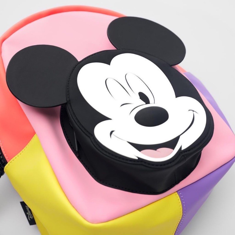 Balo Zara mickey sắc màu cho bé