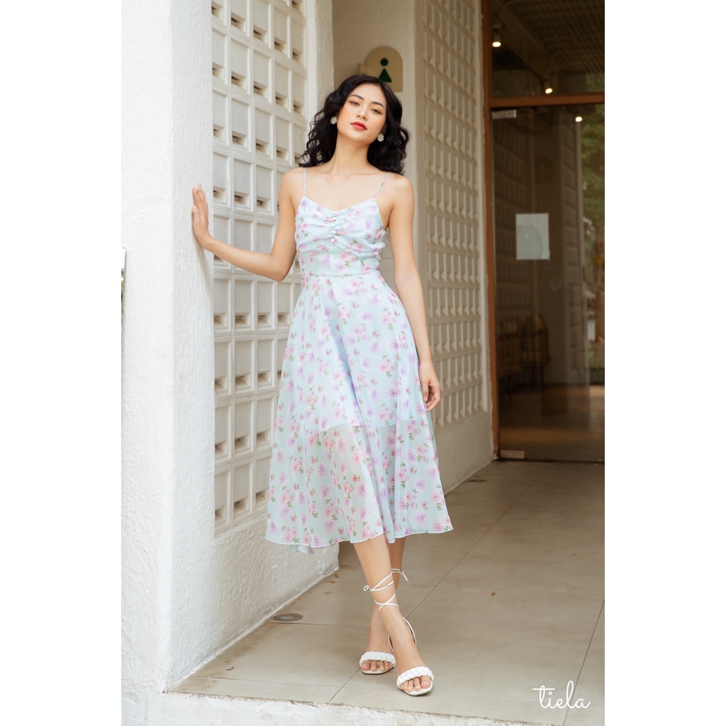TIELA Đầm váy hai dây hoa tím - Julia Dress thumbnail
