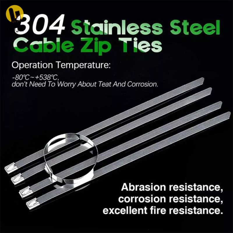 Set 100 dây rút đa năng bằng thép không gỉ