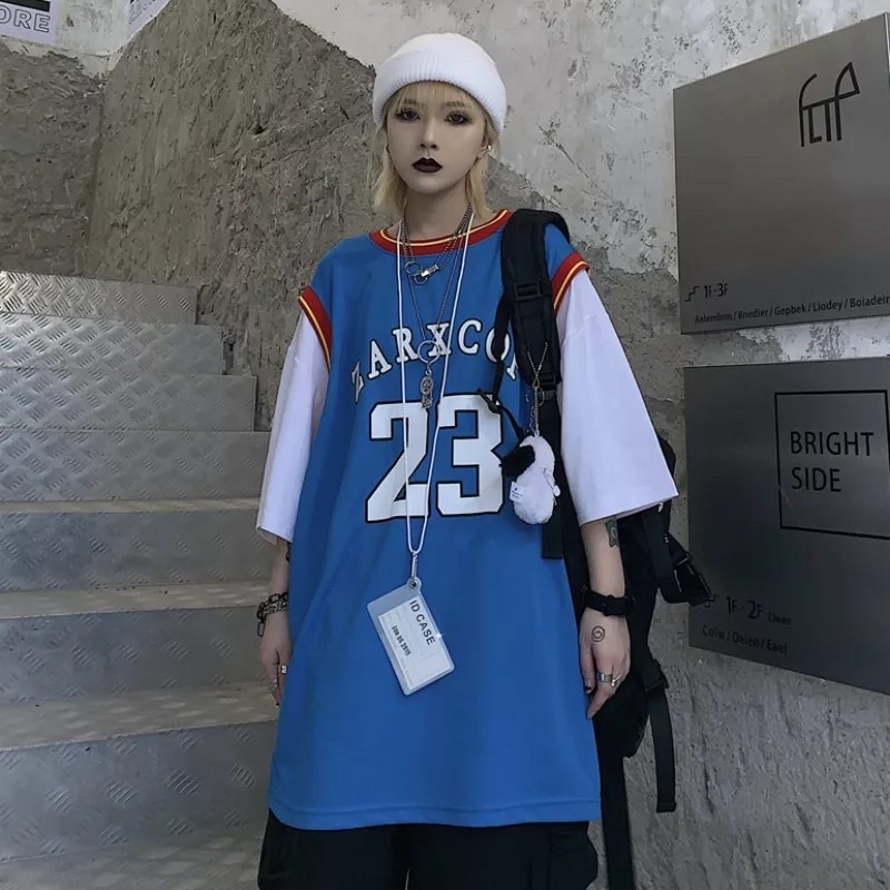 Áo bóng rổ bóng chày Áo ba lỗ unisex form rộng 23