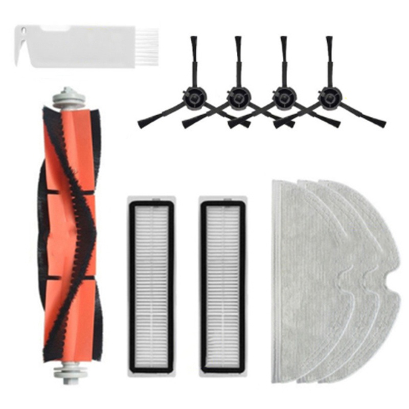 Bộ phụ kiện chổi chính + bộ lọc + khăn lau tiện dụng cho máy hút bụi Dreame Bot L10 Pro D9