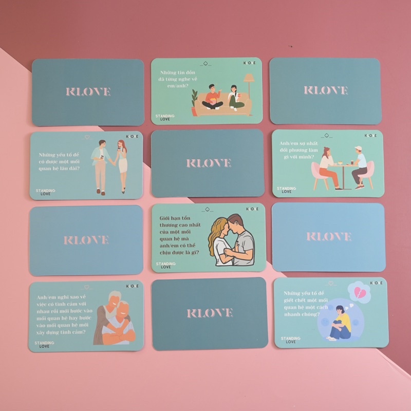 [KLOVE] Standing/Love - HEARTSPEAK và ICEBREAKING - bộ bài tình yêu thấu hiểu cho các cặp đôi