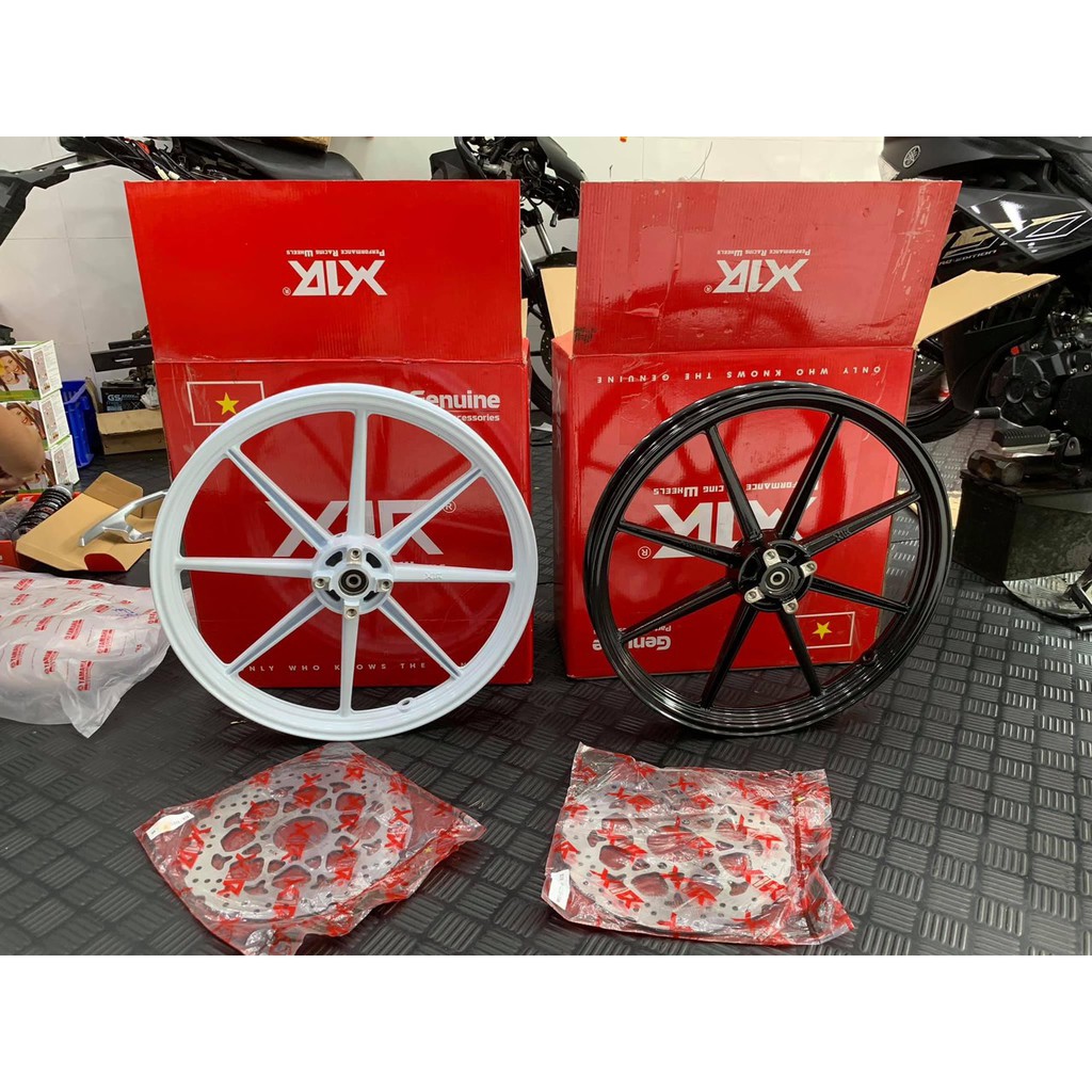 Mâm X1R 8 cây cho Winner có 4 màu bản 1.6 - 1.85 - tặng đĩa trước, móc khoá