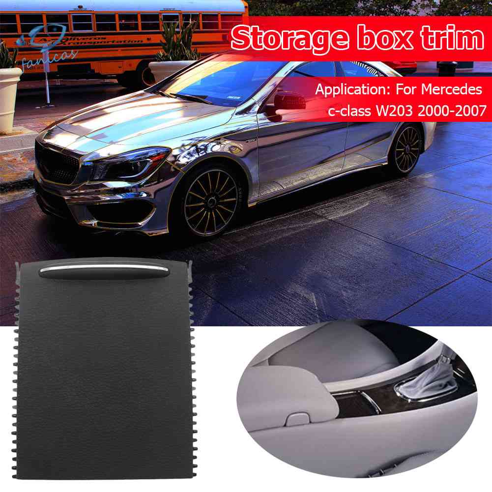 Con Lăn Che Điểm Mù Màu Đen Gắn Giữa Xe Hơi Mercedes Benz C-Class W203