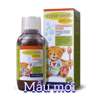 [CHÍNH HÃNG] - Siro Appetito Bimbi - Giúp Trẻ Ăn Ngon, Phát Triển Toàn Diện Cho Trẻ (200ml)