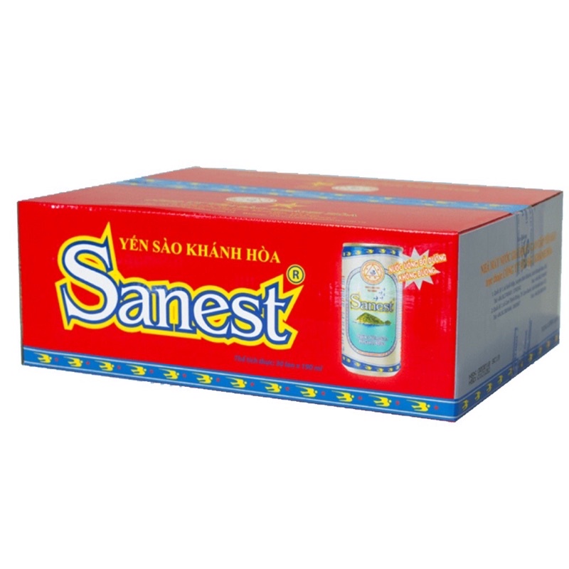 Thùng 30 Lon Nước Yến Sào Sanest Khánh Hoà