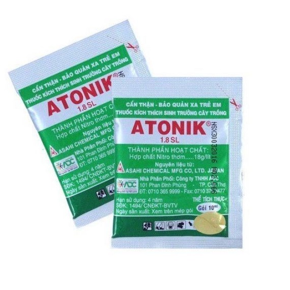 Thuốc kích rễ, tăng trưởng cho cây trồng ATONIK 1.8 SL (Gói 10 ml)