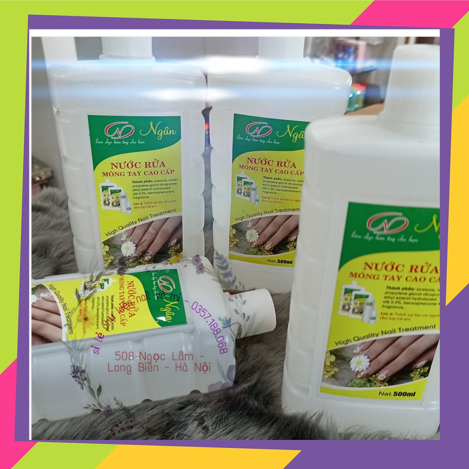 Nước rửa móng tay Aceton (500ml)