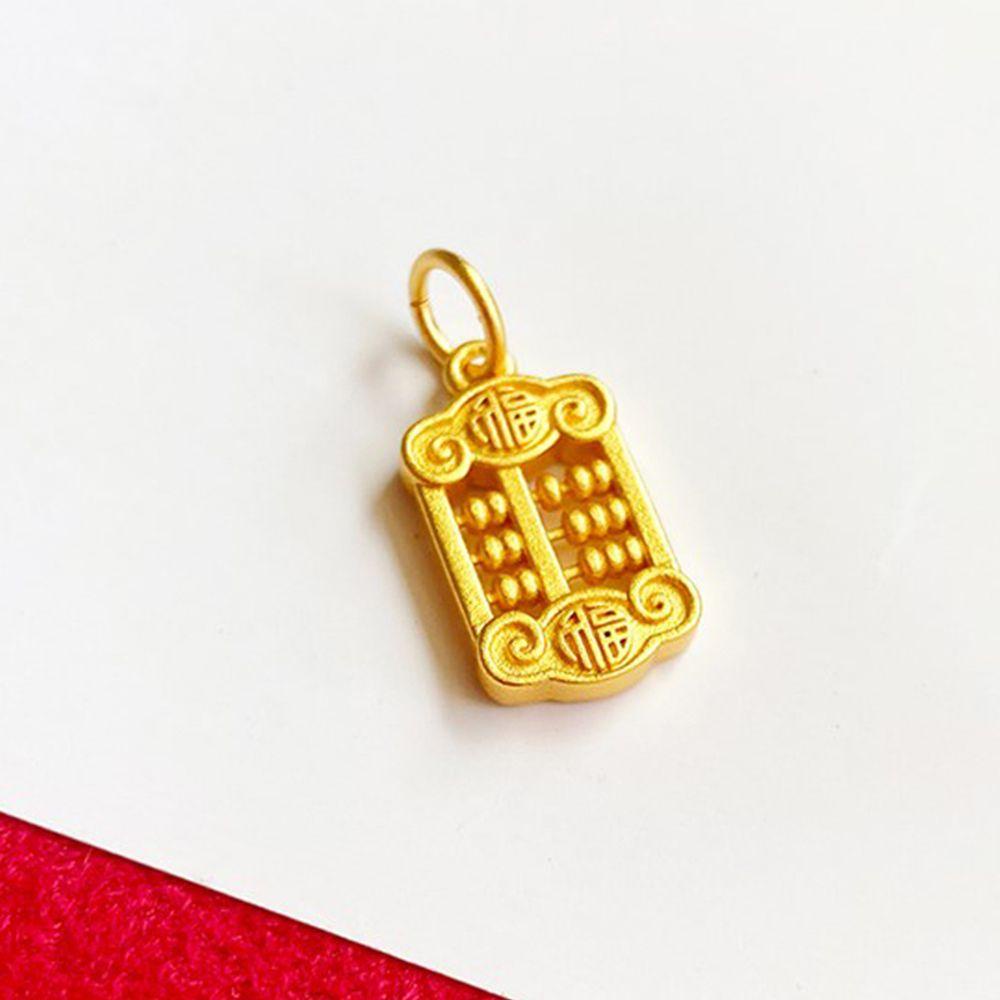 Cát ANEMONE ANEMONE Cát|Mặt Dây Chuyền Bằng Đồng Hình Bàn Tính Sáng Tạo Thời Trang DIY