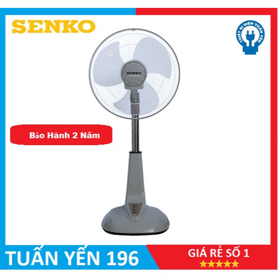 [Mã ELMS5 giảm 7% đơn 300K] Quạt lửng thân sắt Senko LS103 tên mới LS1630 - Bảo Hành 2 Năm