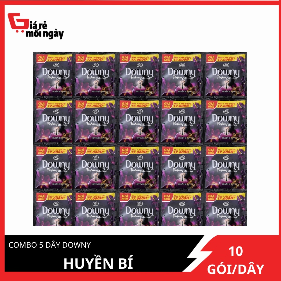 COMBO 5 dây Nước xả vải Downy Huyền bí