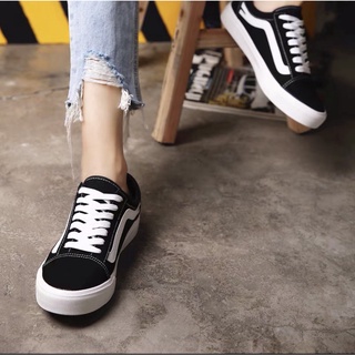 Giày Old Skool, Giày thể thao NEEDUS buộc dây Nam Nữ Full Box dáng basic