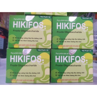 Chất xơ hòa tan hikifos, hộp 30 gói.