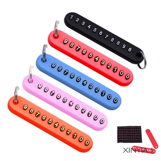 Móc khóa số điện thoại/biển số xe ô tô/ xe máy chống thất lạ XY1