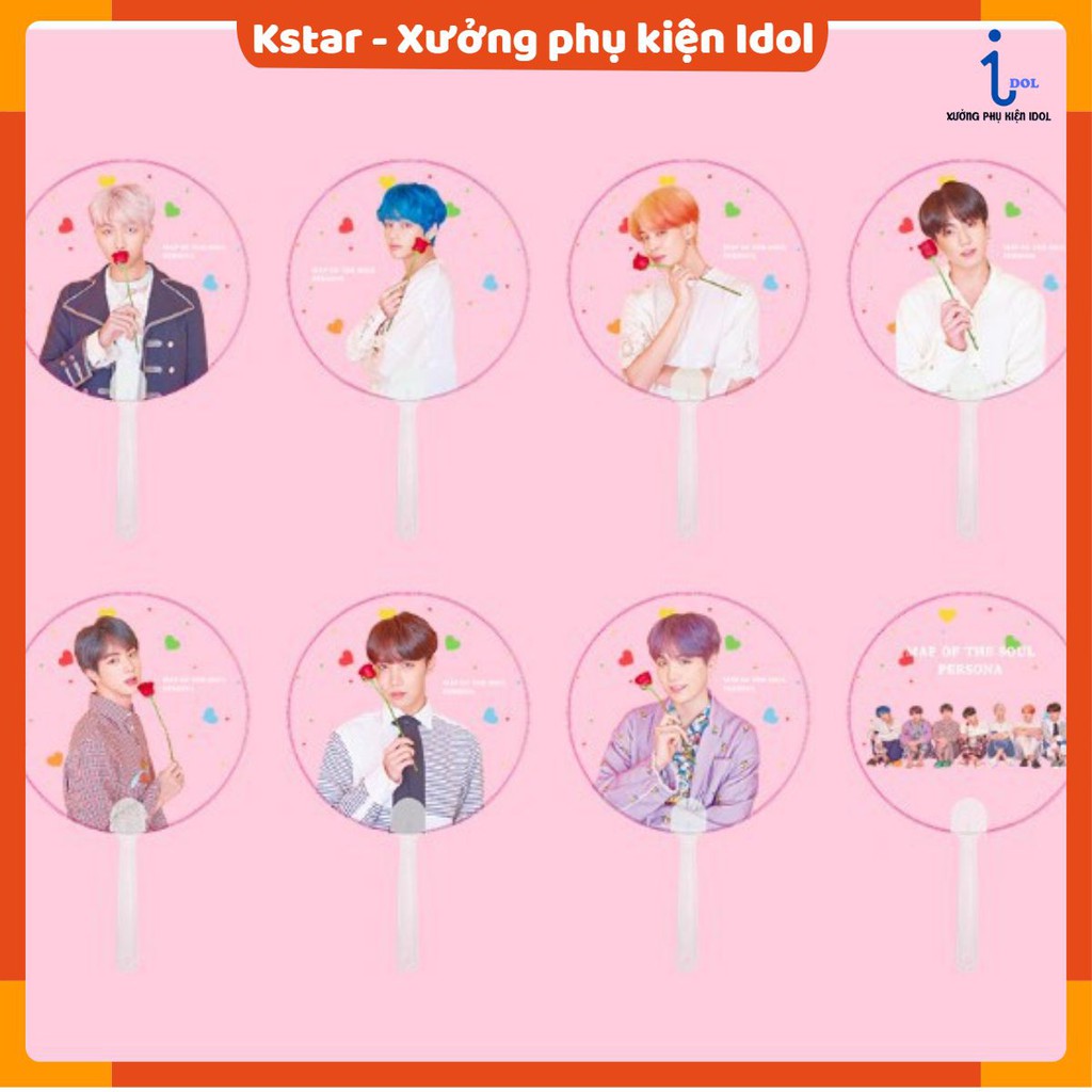 Quạt trong in hình Bangtan Persona