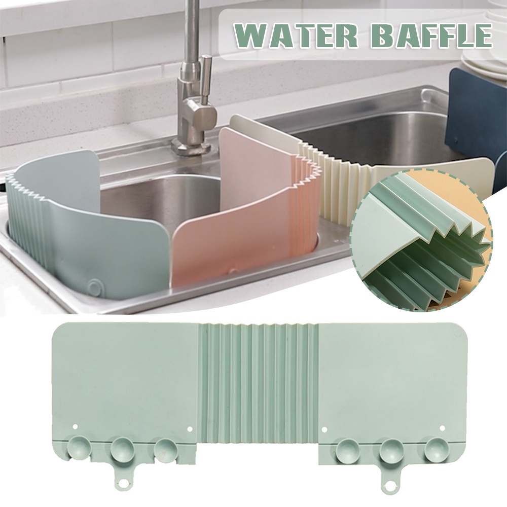 NÓNG Nhà bếp Chậu rửa chén Splash Tấm vách ngăn Chậu rửa Đĩa kèm theo Chén hút mạnh Chậu rửa trong phòng tắm Chậu rửa Nước Splash Guard