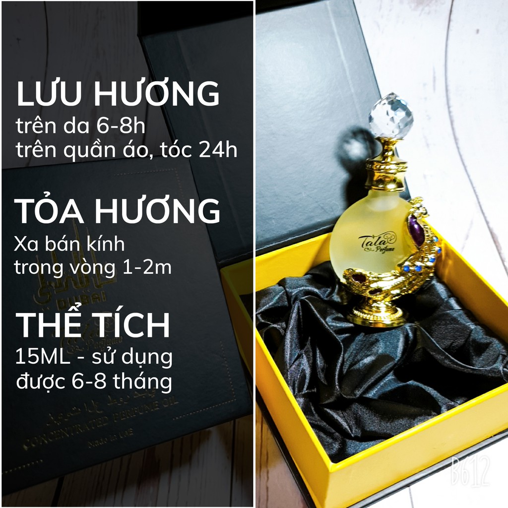 Tinh dầu nước hoa dubai phượng hoàng gold - 15ml sang chảnh