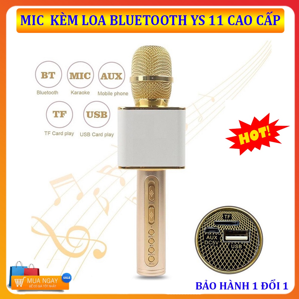 Micro kèm loa 3 trong 1, âm thanh cực chất