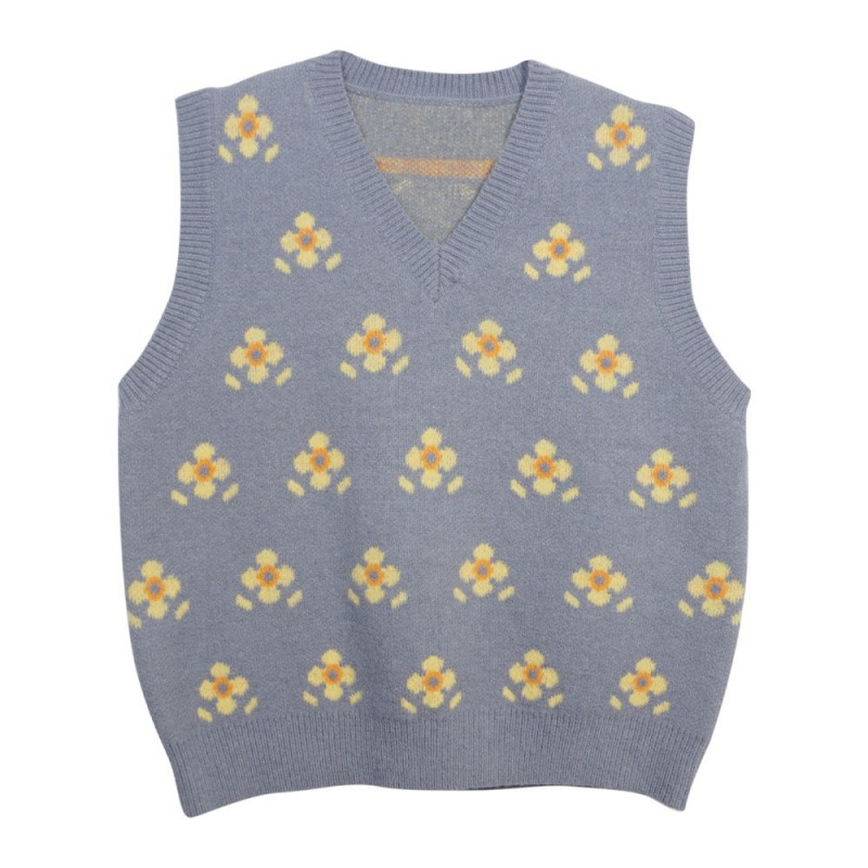 Áo Khoác Len Không Tay Cổ Chữ V Thời Trang Cho Nữ