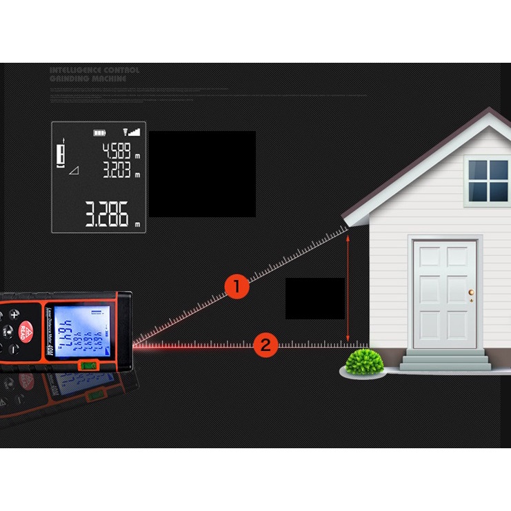Máy Đo Khoảng Cách Laser Cầm Tay 40M OQ-40/40S Có Màn Hình LCD