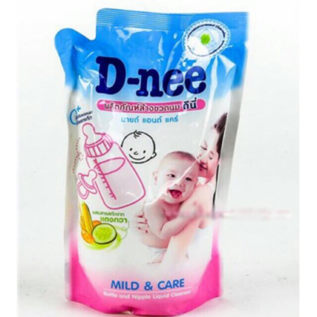 Nước rửa bình sữa Dnee 600ml - DATE 2025