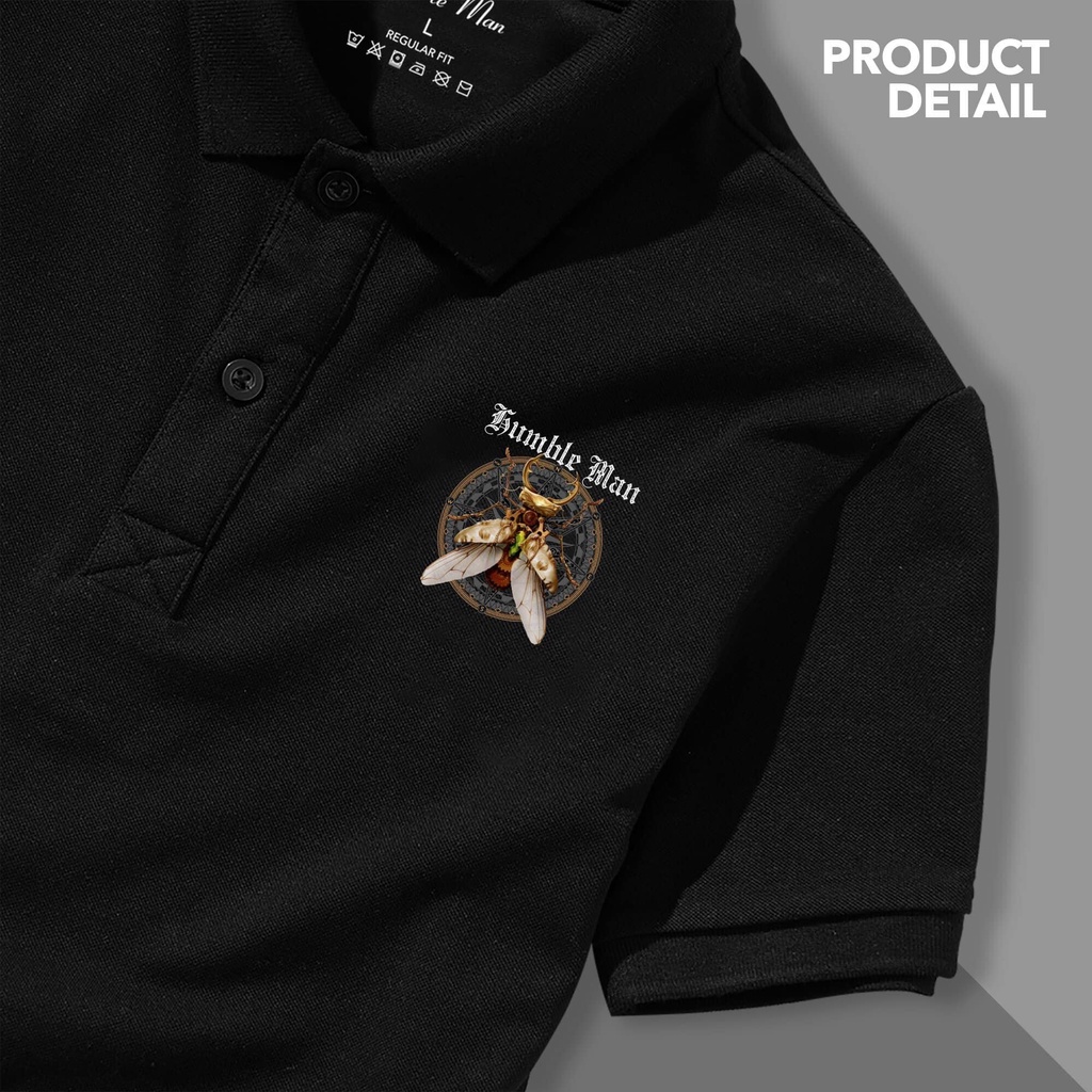 Áo thun polo bọ 4 cánh humble man - vải cao cấp unisex nam nữ