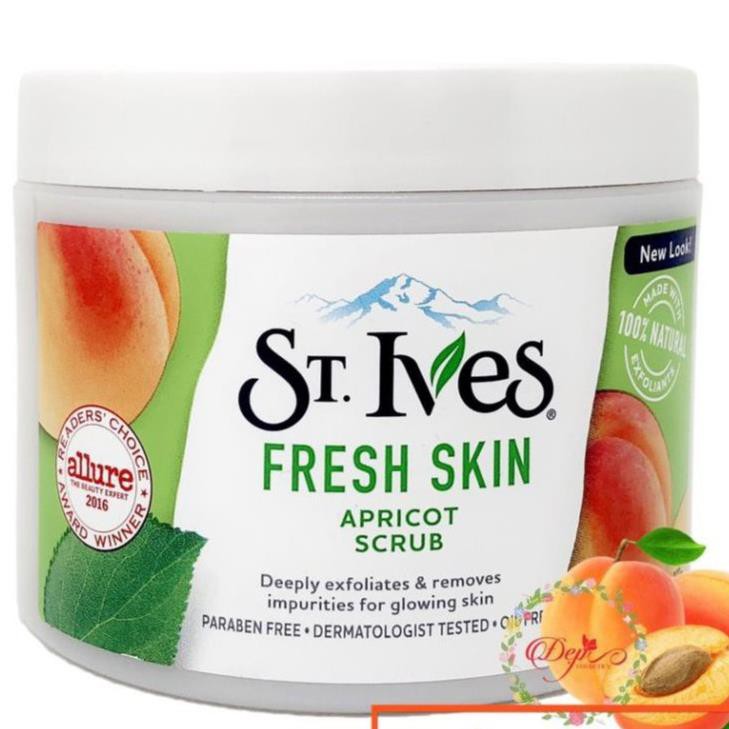 Tẩy Da Chết Body ST Ives Apricot Scrub Đào Mơ Hũ tdc 283g