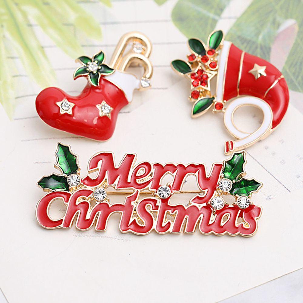 Huy Hiệu Cài Áo Hình Nón Ông Già Noel
