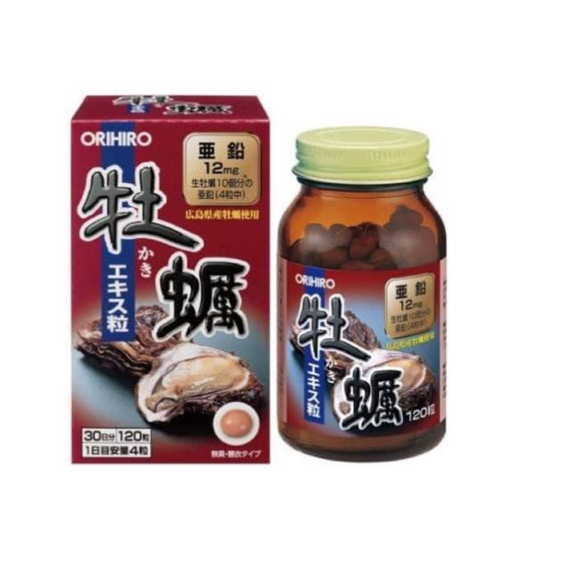 Tinh chất hàu tươi ORIHIRO 120 viên nội địa Nhật - Tăng cướng sinh lý nam, thải độc gan | Thế Giới Skin Care